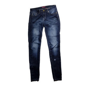 V.i.p. Jeans acid wash, distressed blue jeans. Size 9/109. C7​​​​